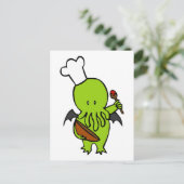 Cook samen met Cthulhu Briefkaart (Staand voorkant)