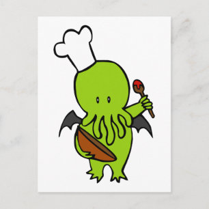 Cook samen met Cthulhu Briefkaart