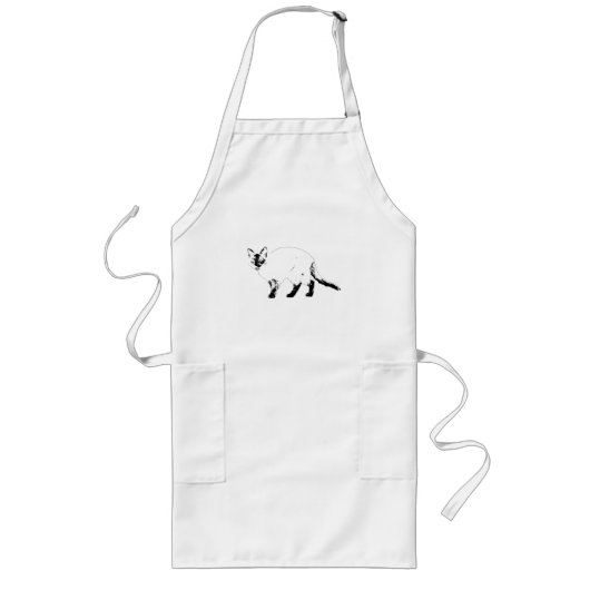 Cook Sharp, Katachtig Cursief Schort (Voorkant)