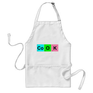 CoOK Squares Tabel met elementen Standaard Schort