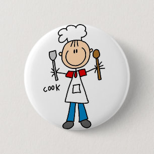 Cook Stick Figuur Button