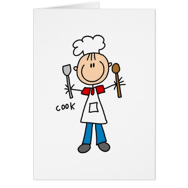 Cook Stick Figuur Card (Voorkant)