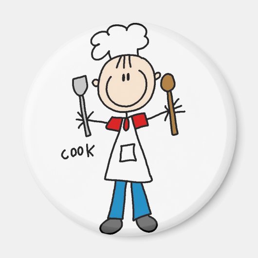 Cook Stick figuur magneet (Voorkant)