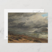 'Cook Strait, New Zealand' - Nicholas Chevalier Briefkaart (Voorkant / Achterkant)