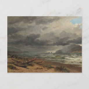 'Cook Strait, New Zealand' - Nicholas Chevalier Briefkaart