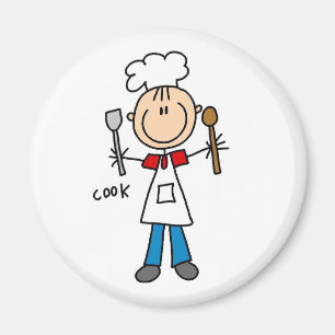 Cook T-shirts en cadeaus Magneet