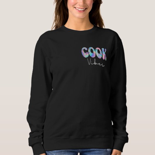 Cook Vibes Groovy Terug naar school Schattigee doc Trui (Voorkant)