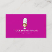 Cook Visitekaartje - Brunette Version (Achterkant)