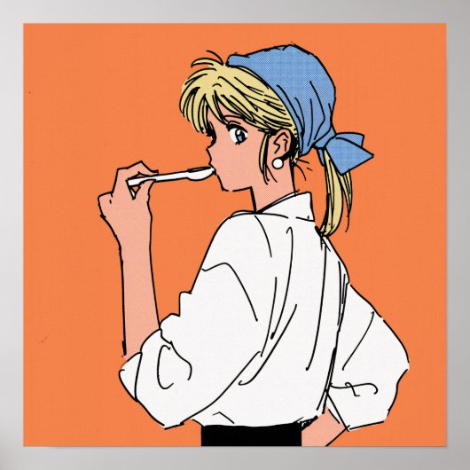 Cook with a Pearl Earring Poster (Voorkant)