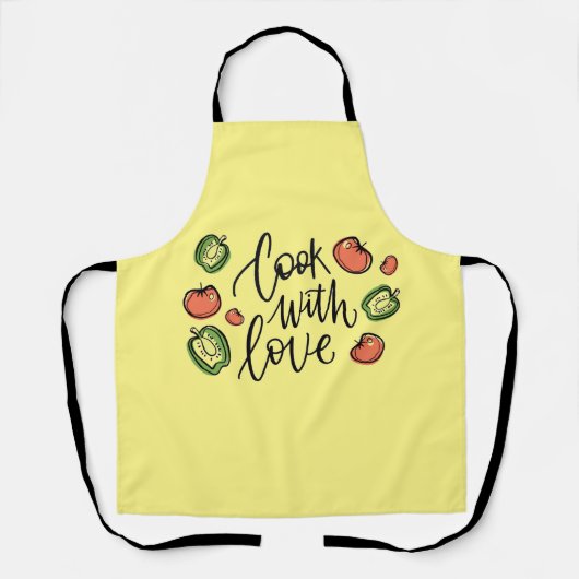 Cook with Love Design Schort (Voorkant)
