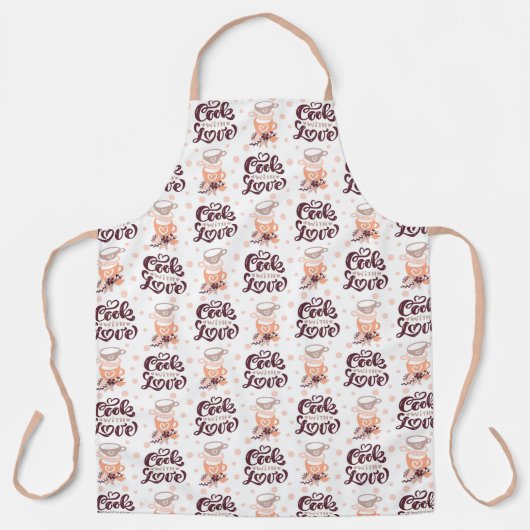 Cook with Love Schort (Voorkant)