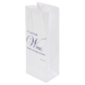 Cook with Wine, Gift Wine Bag Wijn Cadeautas (Achterkant Gekanteld)