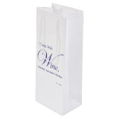 Cook with Wine, Gift Wine Bag Wijn Cadeautas (Voorkant Gekanteld)