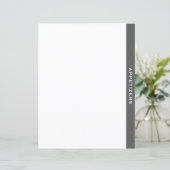 Cookbook Divider | Grijs en wit | Verzoekers (Staand voorkant)