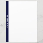 Cookbook Divider | Zeemacht en wit | Hoofdschijf (Achterkant)