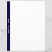 Cookbook Divider | Zeemacht en wit | Verzoekers (Achterkant)