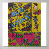 Cookbook Hoesje Art - Deb Koks Poster (Voorkant)