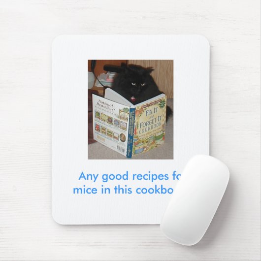 Cookbook Kat muispad Muismat (Met muis)