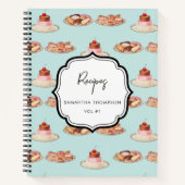 Cookbook met aangepast receptacultuur voor hergebr notitieboek (Voorkant)
