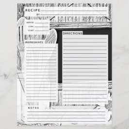 Cookbook Recipe Insert