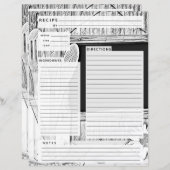 Cookbook Recipe Insert (Voorkant / Achterkant)