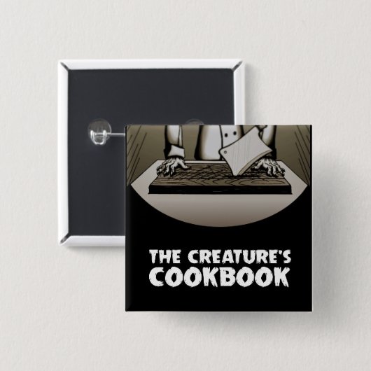 Cookbook Square Button (Voorkant /achterkant)