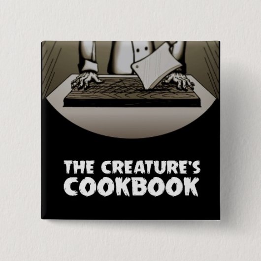 Cookbook Square Button (Voorkant)