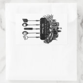 Cookbooks Bookplate Sticker (Tas)