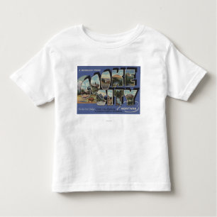 Cooke City, Montana - grote letterscènes Kinder Shirts