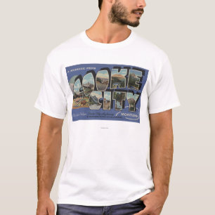 Cooke City, Montana - grote letterscènes T-shirt