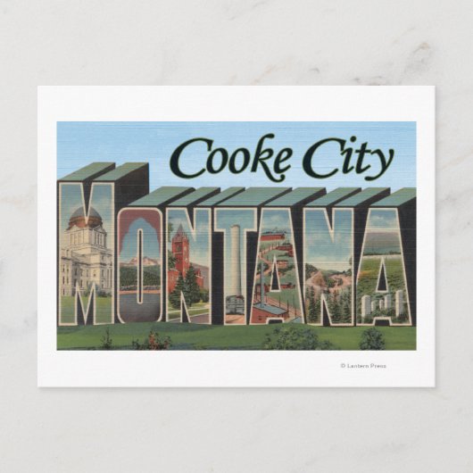 Cooke City, Montana - Large Letter Scenes 2 Briefkaart (Voorkant)