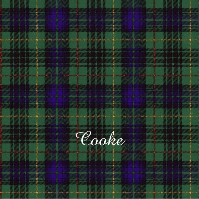 Cooke clan Pset Scottish kiltartan Fotobeeldje Magneet (Voorkant)