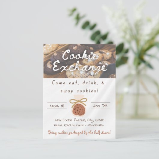 Cooke Exchange uitnodiging (Staand voorkant)