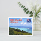 Cookeilanden - Aitutaki - Briefkaart (Staand voorkant)
