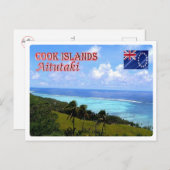 Cookeilanden - Aitutaki - Briefkaart (Voorkant / Achterkant)