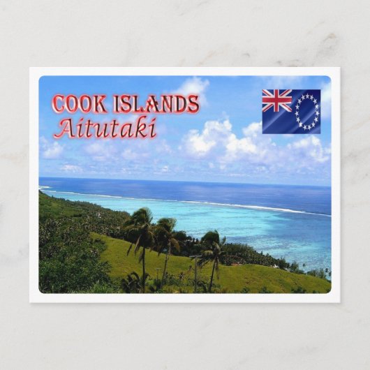 Cookeilanden - Aitutaki - Briefkaart (Voorkant)