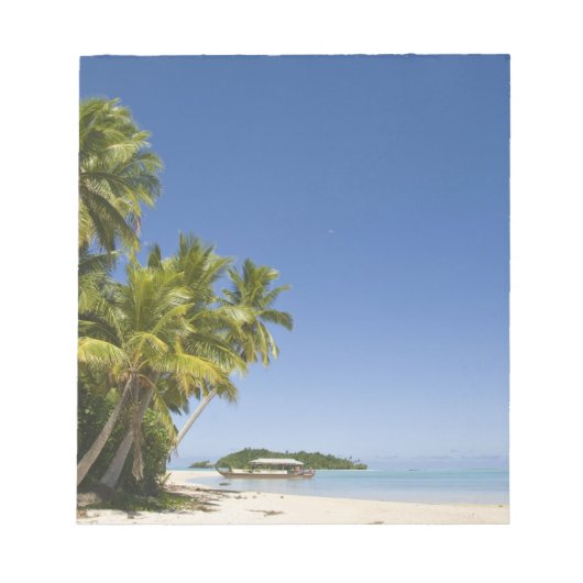 Cookeilanden, Aitutaki. Polynesiaanse kanologierei Notitieblok (Voorkant)