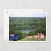 Cookeilanden - Atiu - Briefkaart (Voorkant / Achterkant)