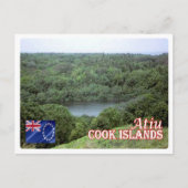Cookeilanden - Atiu - Briefkaart (Voorkant)