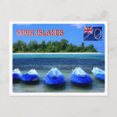 Cookeilanden - briefkaart (Voorkant)