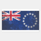 Cookeilanden Rechthoekige Sticker (Voorkant)