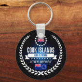 Cookeilanden Sleutelhanger (Voorkant)