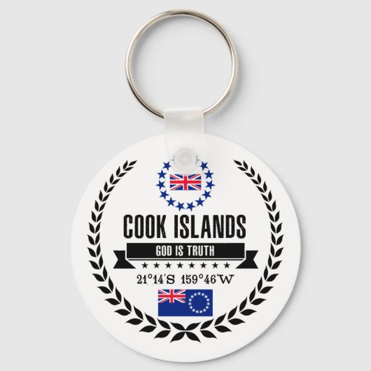 Cookeilanden Sleutelhanger (Voorkant)
