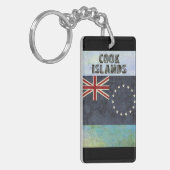 Cookeilanden Sleutelhanger Souvenir (Voorkant Links)