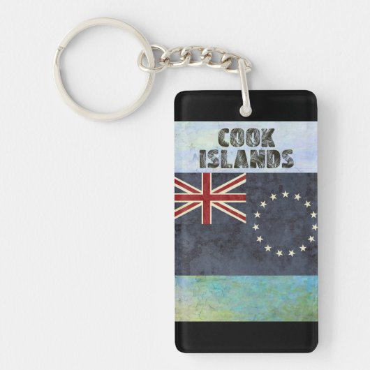 Cookeilanden Sleutelhanger Souvenir (Voorkant)