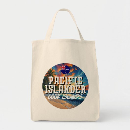 Cookeilanden Stille Oceaan Tote Bag (Voorkant)