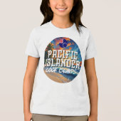 Cookeilanden Stille Oceaan Tri-Blend Shirt (Voorkant)