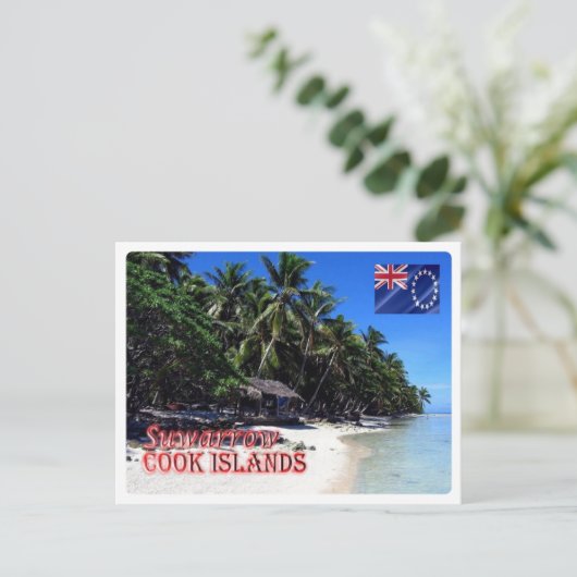 Cookeilanden - Suwarrow - Briefkaart (Staand voorkant)