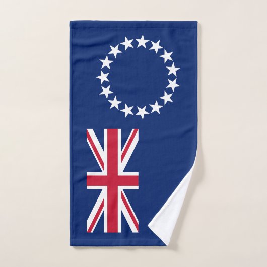 Cookeilanden vlag bad handdoek (Handdoek)