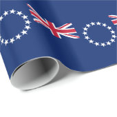 Cookeilanden vlag cadeaupapier (Rol Hoek)